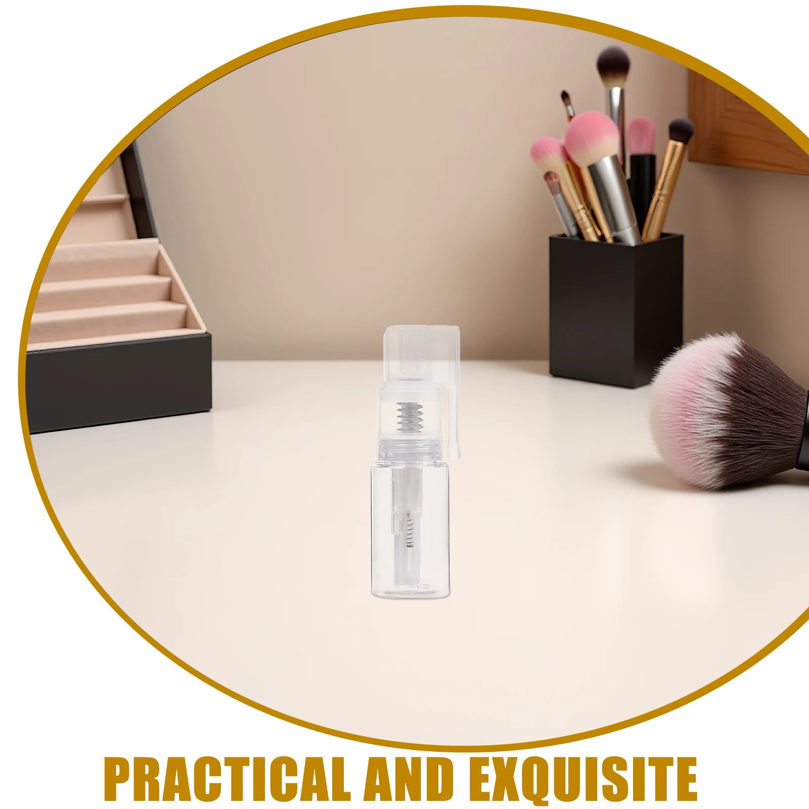 

2Pcs Clear Spray Bottle Lightweight Refillable Travel Empty Liquid Medicine Powder Oral Spray Refillable Sub Bottle