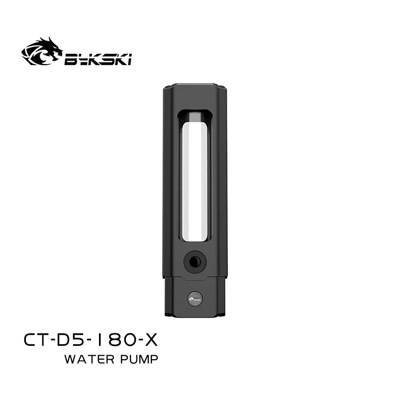 Bykski D5 AIO Combo Pump + Reservoir Maximum 4800RPM /Flow Lift 5 Meter /1000L/H Square Water Cylinder Tank CT-D5-180-X