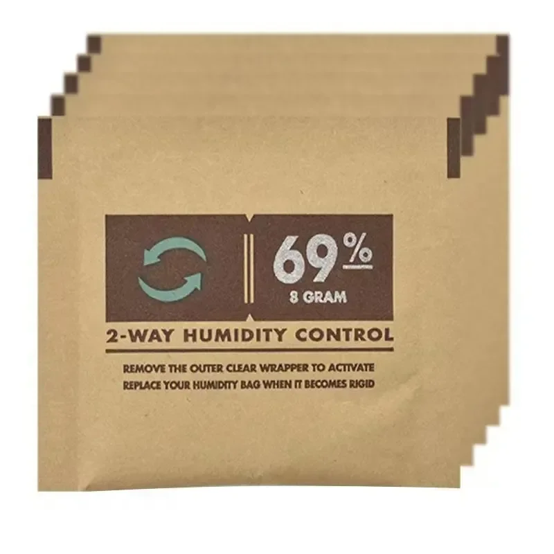 

Professional 69%-75% Cigar Moisturizing Bag Humidity Bag 8g Humidity Pack Humidifier Bag for Cigar Humidor for Cigars