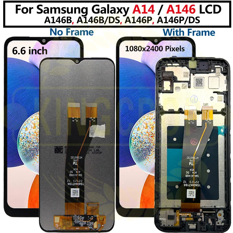 تقرير ونصيحة حول شاشة LCD لجهاز Samsung Galaxy A14 5G SM-A146F A416