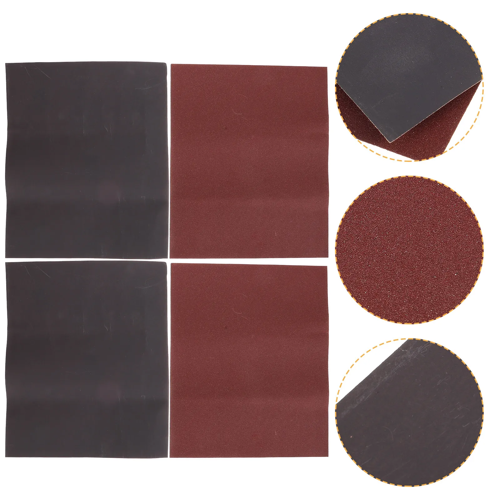 

4 Sheets Cue Sandpaper Polishing Paper for Pool Cues Shaft Cleaning Tool Strong Break Resistance Billiard Accessory Sandpaper