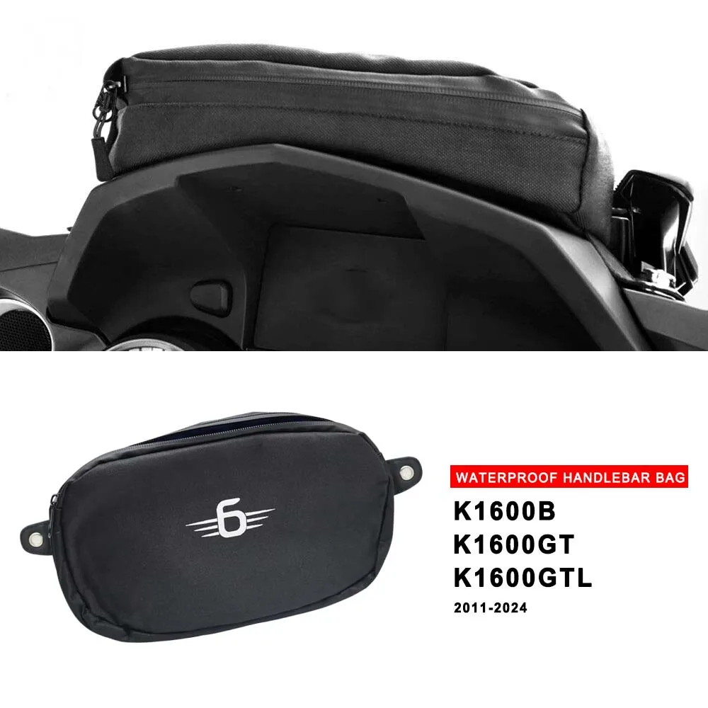 For BMW K1600B K1600GT K1600GTL K1600 Grand America Motorcycle Handlebar Bag Waterproor Storage Travel navigation Bag