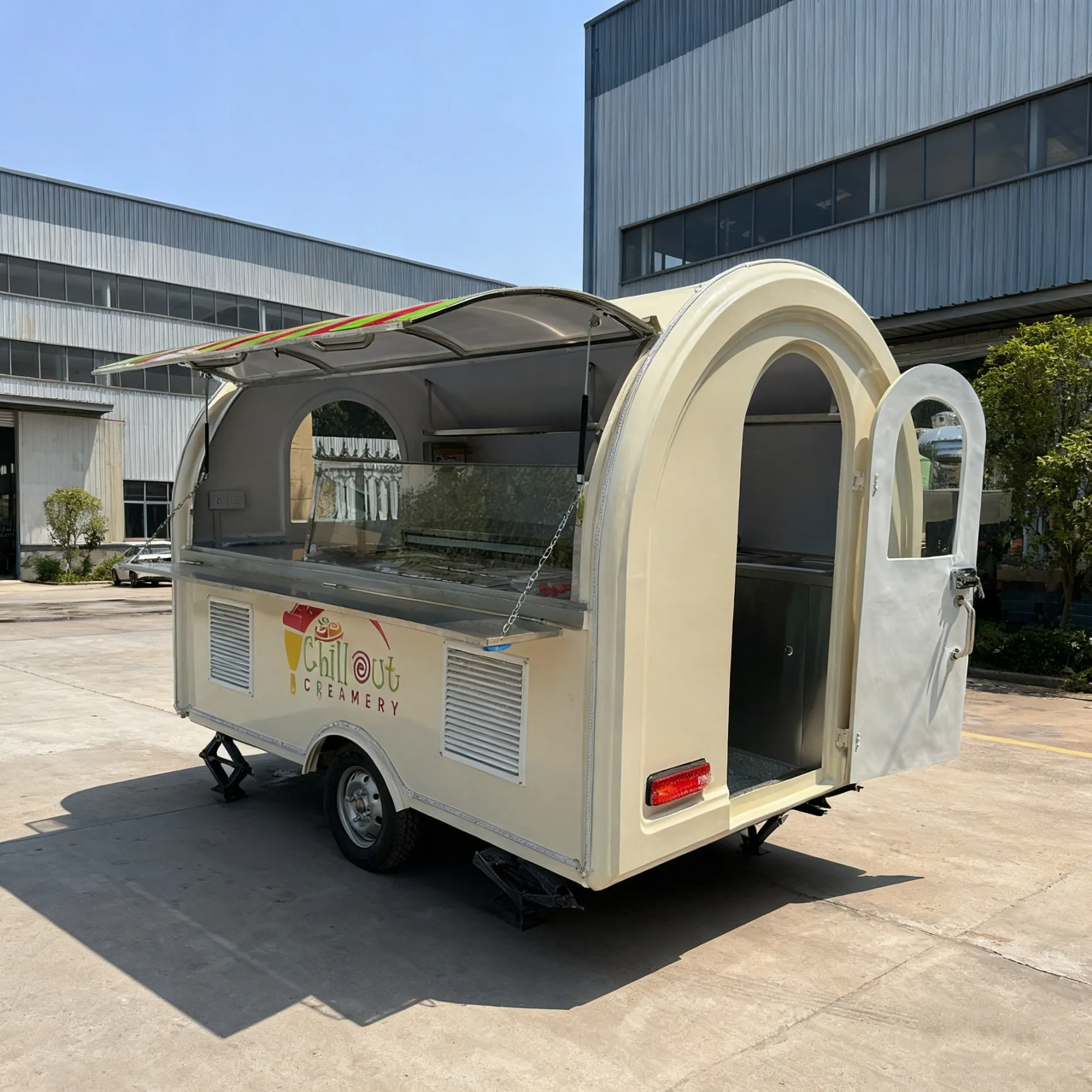 

Мобильный кухонный прицеп для пиццы, фургон для фастфуда, передвижная тележка для еды по низкой цене