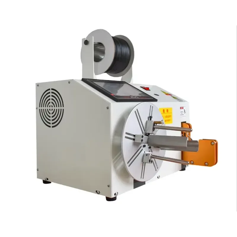 Semi-automatic Cable Winding Rewinding Wire Machine and Tying Machine Cable Twisting Bundling Equipment