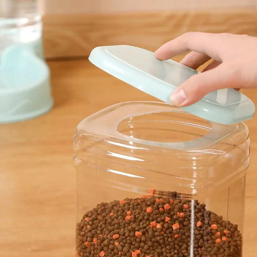 เครื่องให้อาหารสัตว์เลี้ยงอัตโนมัติ ขนาด 3.8 ลิตร พร้อมชามน้ำและอาหาร สำหรับสัตว์เลี้ยงขนาดใหญ่ เช่น แมว สุนัข