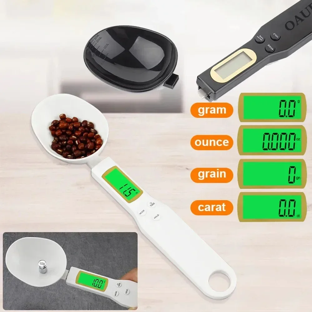 Mini Spoon Scale Digital Kitchen Scale Electronic LCD Food Scale 0.1-500g Weight Measuring Kitchen Tool for Milk Coffee image 6
