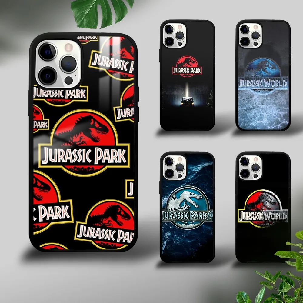 J-Jurassic Park Dinosaur World Phone Case For iPhone 16 15 14 13 12 11 Pro Xs Max Mini Plus Celulares Hard Funda