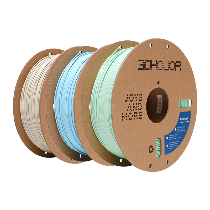 3DHOJOR Matte PLA Filament 1KG 1.75MM PLA Matte 3D Printer Filament Matte PLA For 3D Printer 3D Printing Material For Bambu Lab