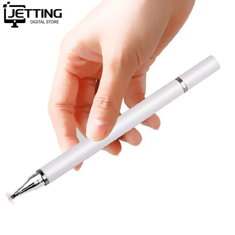 2 In 1 Stylus Pen Cellphone Tablet Capacitive Touch Pencil For Iphone For Samsung Universal Android Phone Drawing Screen Pencil