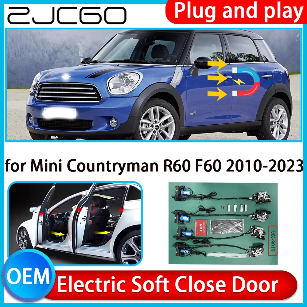 

for Mini Countryman R60 F60 2010-2023 Auto Pull Car Soft Close Kit Door Power Latch Electric Door Catch Soft Closing Assist