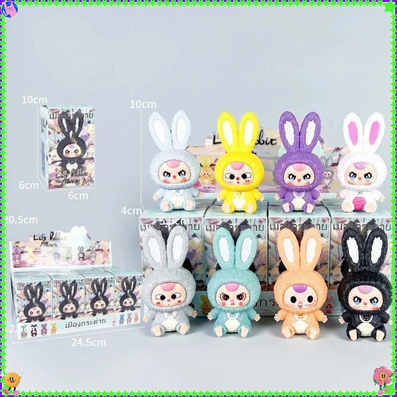 

H украшение для рабочего стола, кукла, 3-летняя фигурка кролика, эльфа, серия, модная игрушка, фигурка, слепая коробка, кукла, подарочный орнамент, коробка-сюрприз