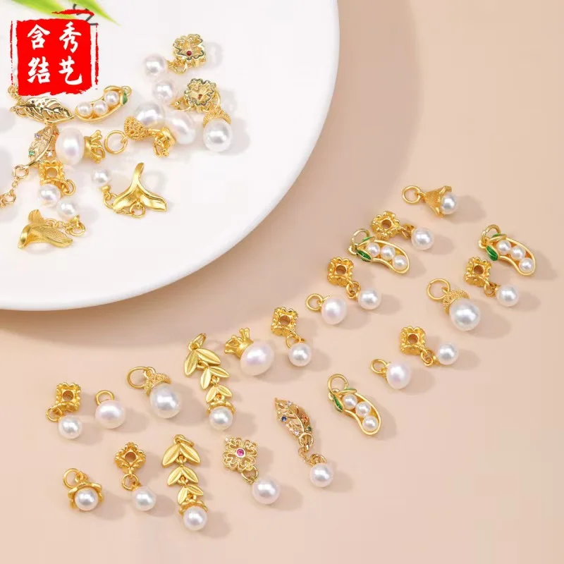 Alloy Imitation Pearl Charms 20Pcs/Lot DIY Jewelry Pendants for Necklace Bracelet Earrings
