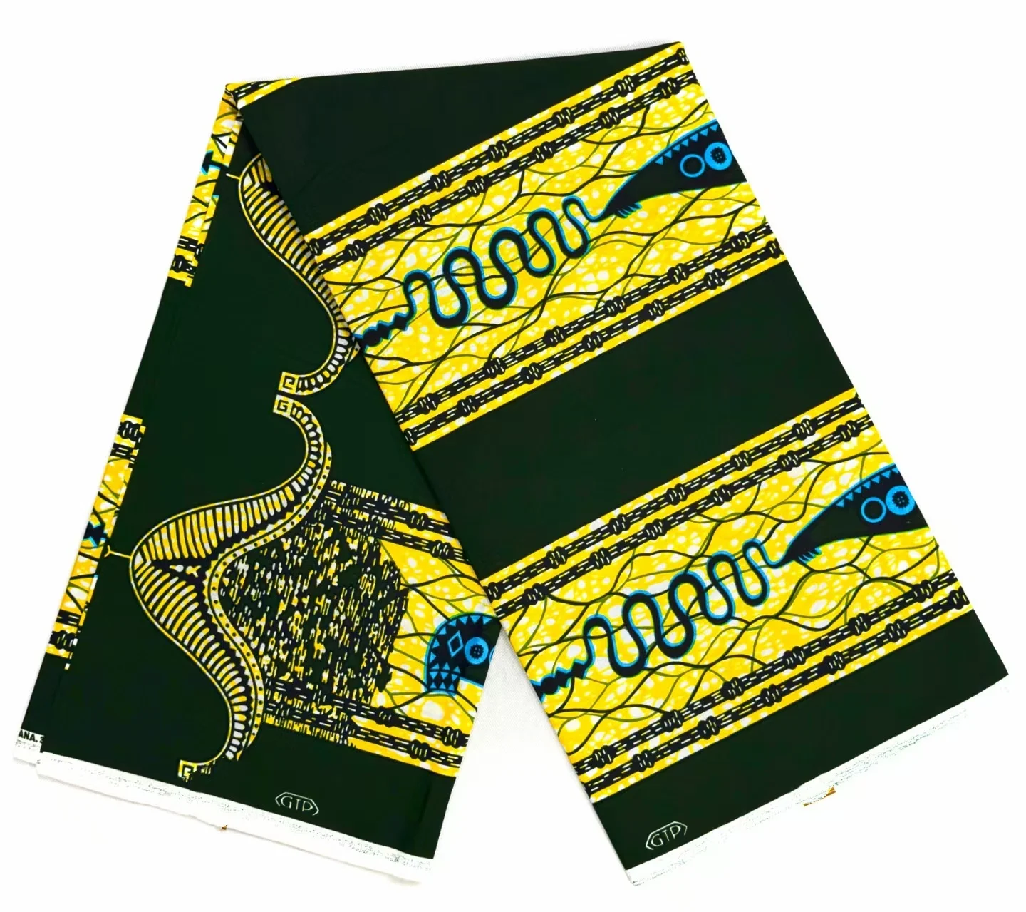 2026 Hot Sale African Wax Printed Fabric, Batik Tissu Pagne Loincloth Classical Design 6 yards for Women Dress TT6