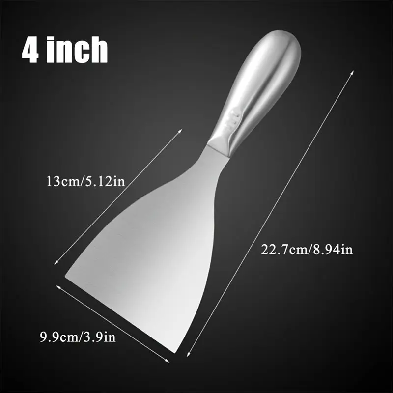 ABDJ-For Drywall Trimming For Scraping Paint Tool Premium Polished Stainless Steel Scraper And Professional Grade Putty Knife