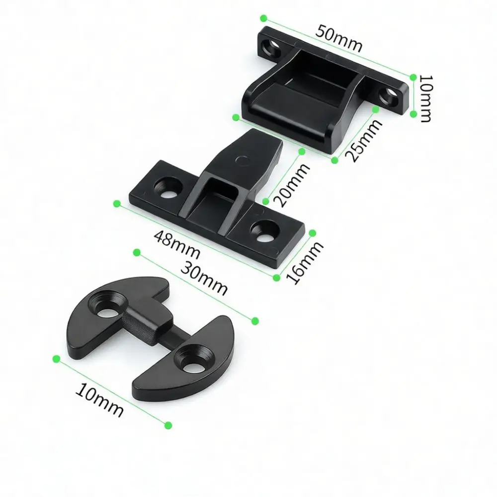 Plastic Wall Panel Buckle Roman Pillar Connection Hardware Quick Mounting Bracket For Cabinet Furniture Kit