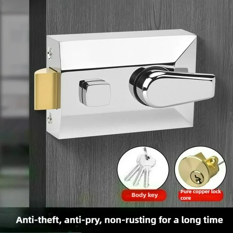 

Thickened Anti-theft Exterior Door Lock, Household Entry Wooden Door, Iron Door, Outdoor Large Door, Single Tongue Lock