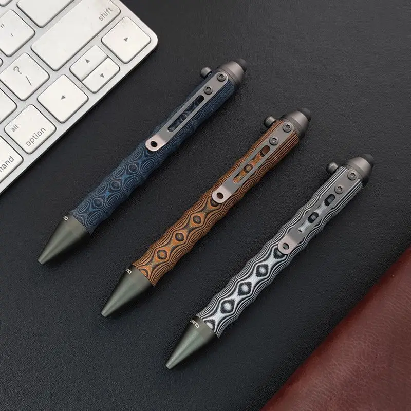 

Портативная тактическая ручка-инструмент EDC из нержавеющей стали в винтажном стиле для самообороны