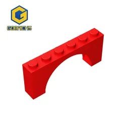Gobricks 10PCS MOC DIY Bricks Arch 1 x 6 x 2 Compatible With Children's Assemble Blocks Educational Parts Technical Toys 2022