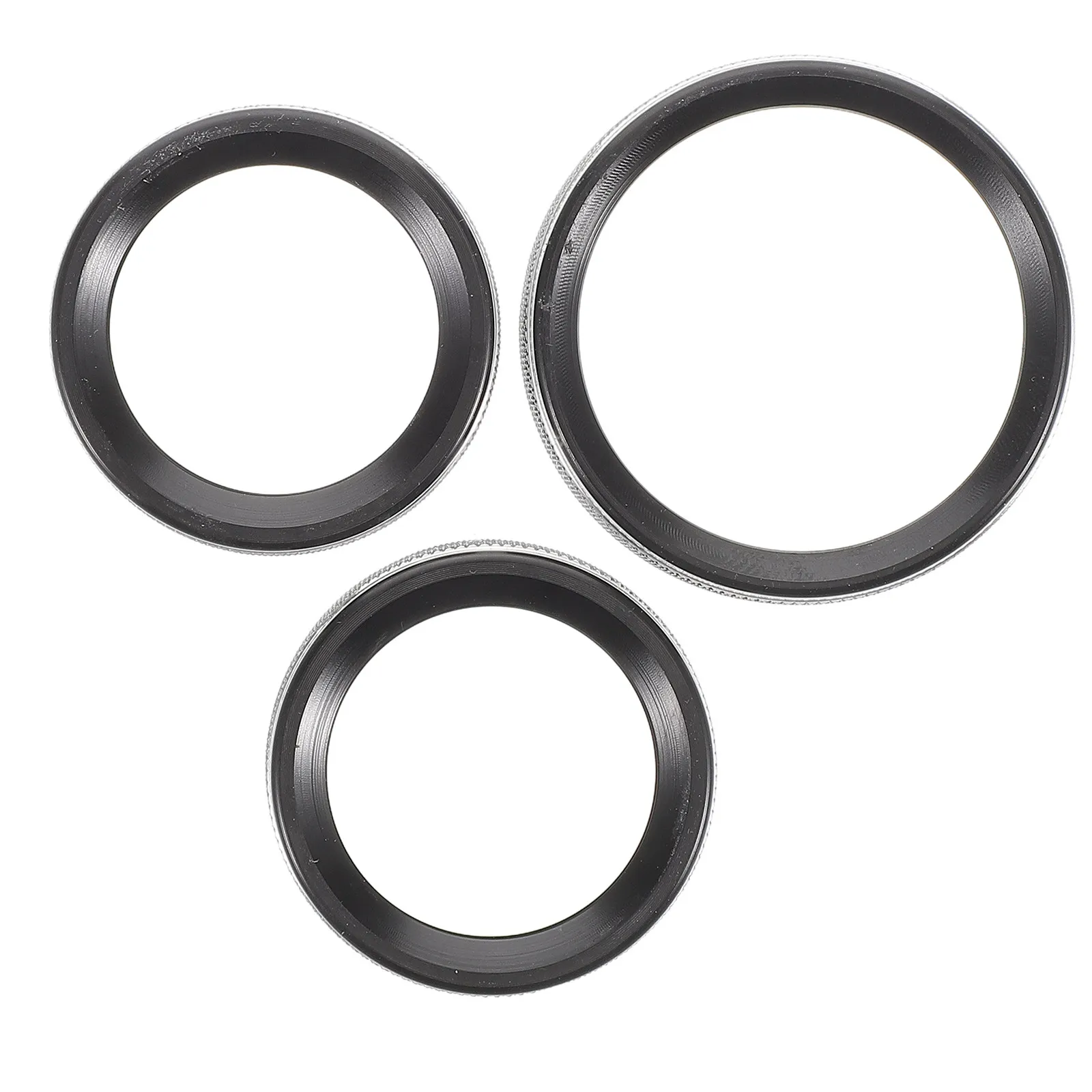 

3Pcs Aluminum Air Conditioning Knob Covers Car Knob Trim Universal Fit for Dodge Climate Control
