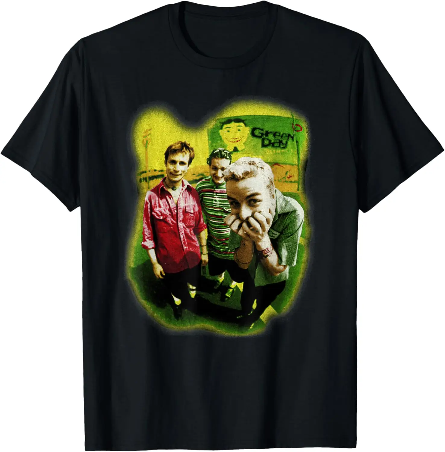 Neon Photo T-Shirt 100% Cotton Trendy Y2K Short-Sleeve Tee – Soft, Quick-Drying, & Moisture-Wicking; Ideal Sports Casual Wear;