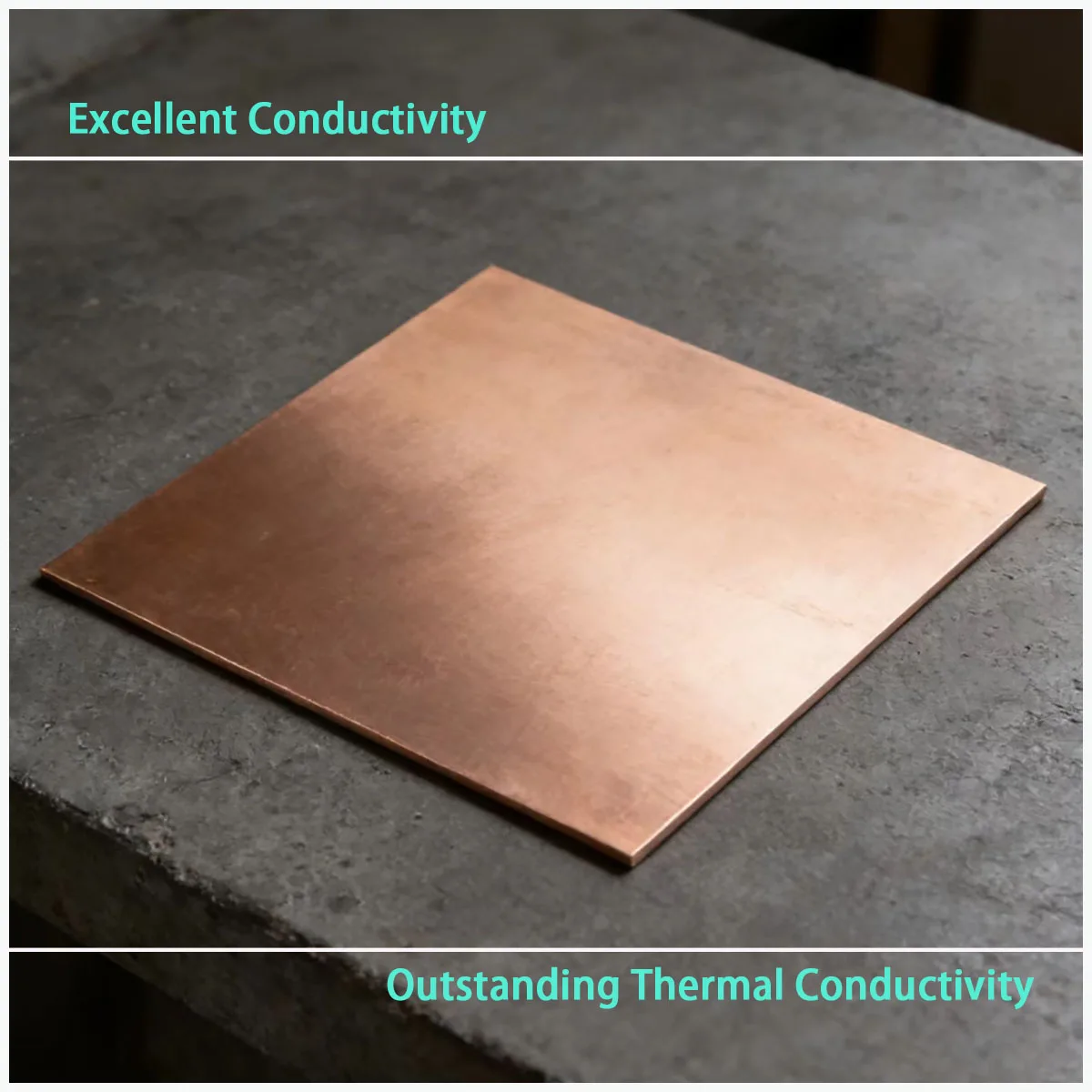 Copper Square Plate with a Thickness of 0.5-2mm Is Used for Building Decoration