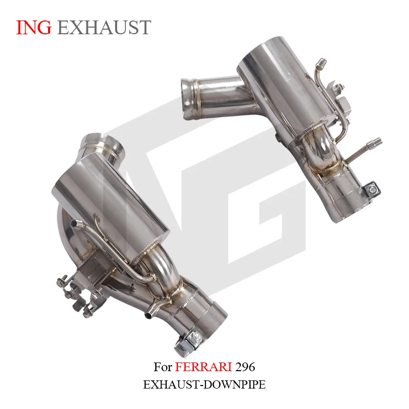 

HMD for Ferrari 296 stainless steel exhaust catback with valves Lossless installation Support customization