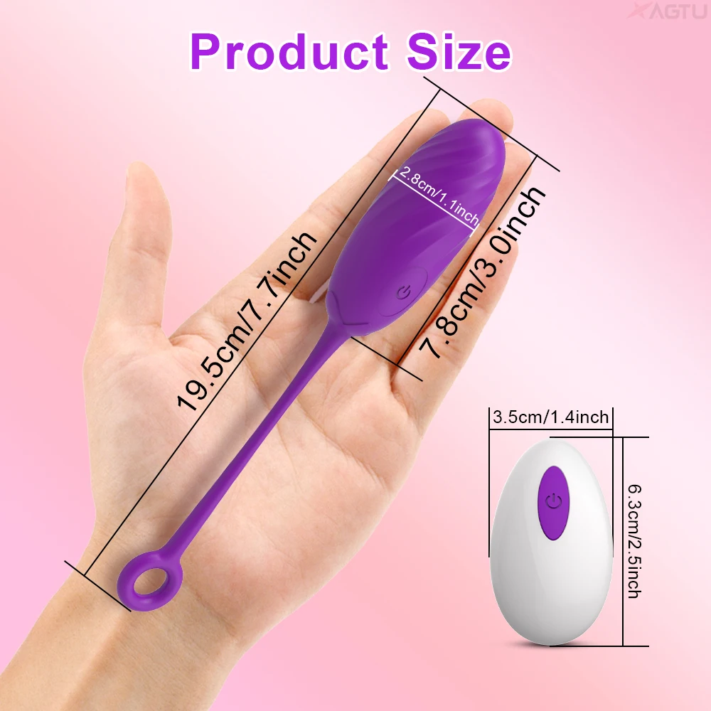 Wireless Vibrator Egg Remote Control G-Spot Clitoris Simulator Vagina Massage Vibrating Love Eggs Sex Toys Adult Goods for Women