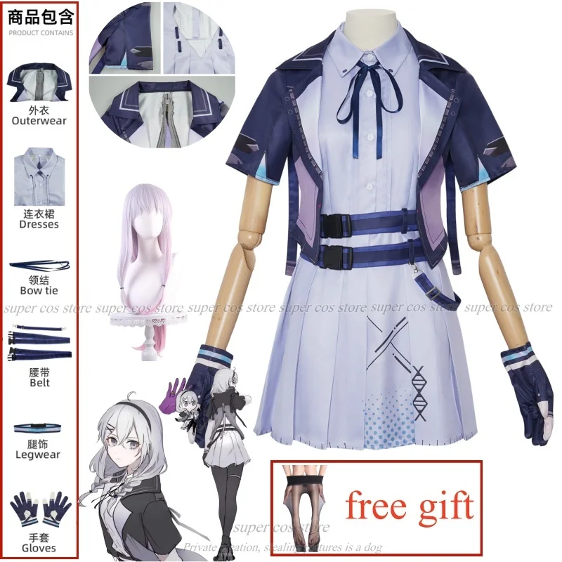 Anime Game Hallowen Neverness to Everness NTE Zero Protagonists Cosplay Costume Party Outfit Female Dress Clothes
