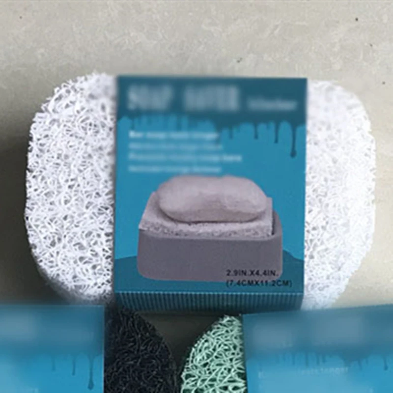 

Tools Soap Pad Anti-Slip Drain Drainage Holder Home Kitchen PVC Sink 7*11cm Anti-Skid Bathroom Toilet Accessories