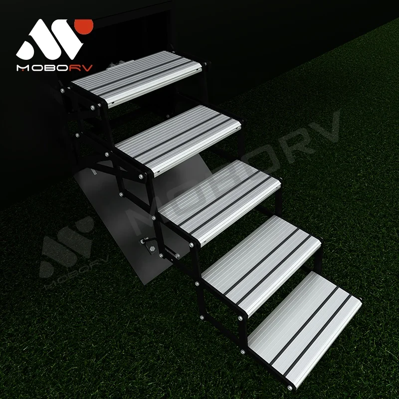 

For Top Seller Caravan Motorhome Motorised Automatic Slide Step for Camper Van Ambulance MOBORV LIPPERT Iron 200KG
