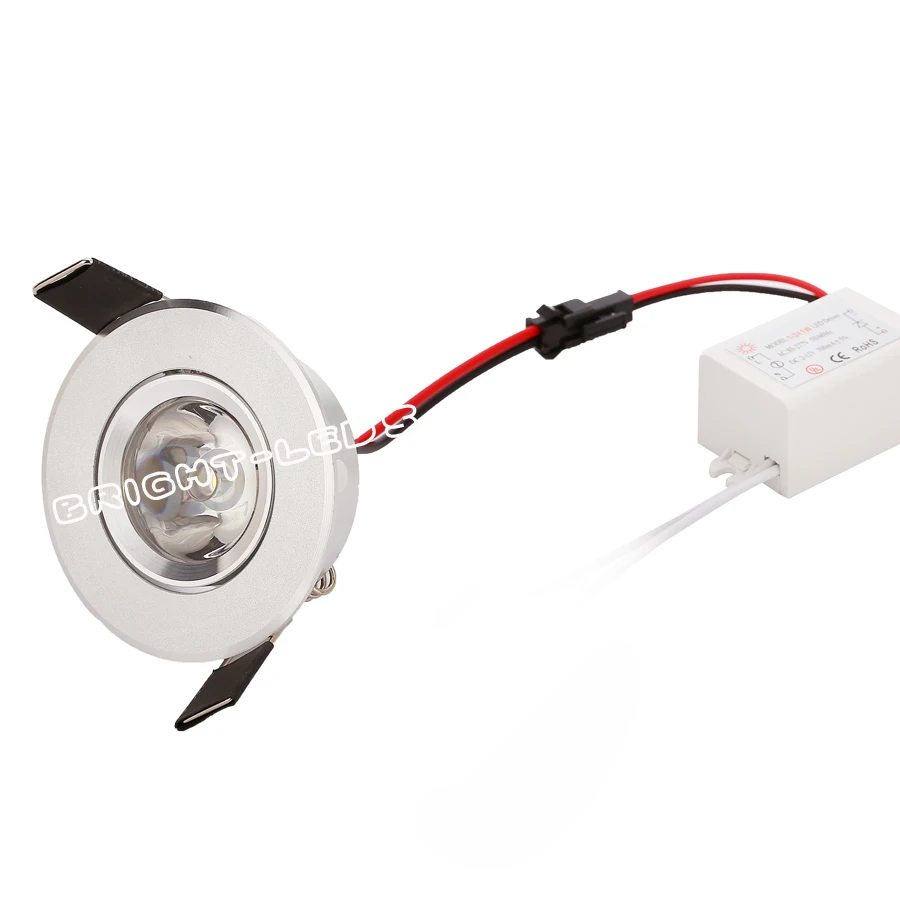 1PC 1W 3W Mini Led Cabinet Lamps Mini led downlight AC85-265V led Spot light lamp include led driver For Kitchen Wardrobe