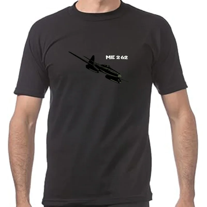 Kaus Model Me-262 AIR FORCE WW 2 Pakaian Pria Produk Kustom Harajuku Kasual Pendek Pria