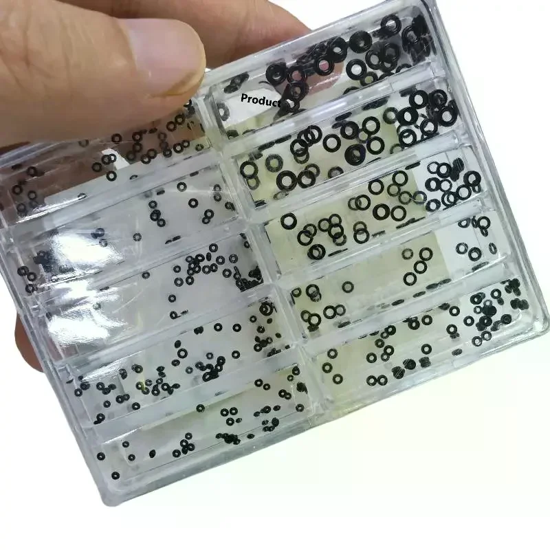 

1 комплект, прокладки для короны часов, инструменты для ремонта часов, мини-резиновая шайба, уплотнительное кольцо, заводная головка для часов, водонепроницаемые уплотнения для часов, инструмент для часовщика