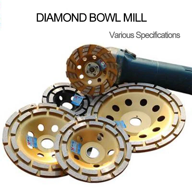 MX Diamond Grinding Wheel Double-Row Gear Marble Concrete Edge Polishing Diamond Thickened Tooth Blade Sharp Bowl Grinding Wheel