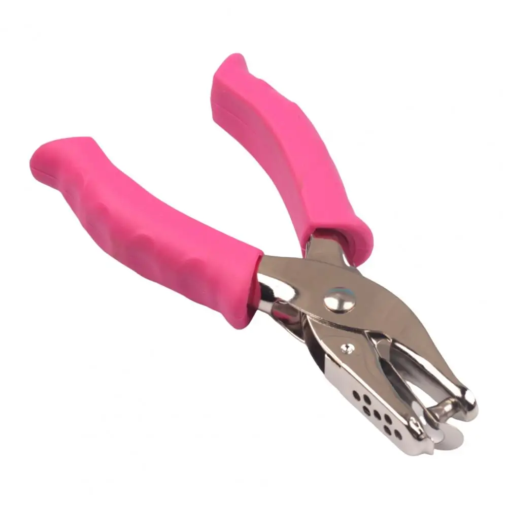 Красочный дырокол, компактный размер, дырокол для бумаги, красочный эргономичный дырокол на одно отверстие для детей и взрослых, компактная офисная бумага