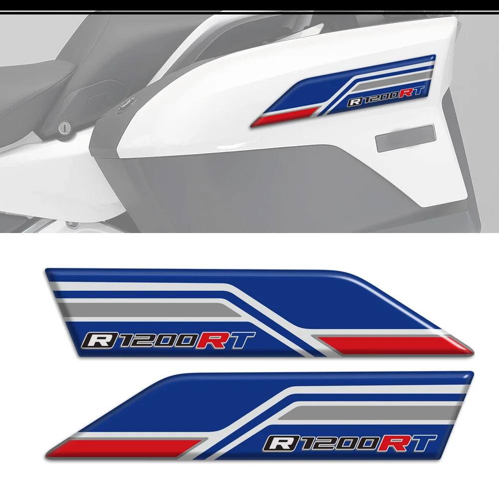 

For BMW R1200RT R 1200 RT Tank Pad Sticker Trunk Luggage Case Emblem Logo Decal Protector Fairing Fender R1200 RT 2016 2017 2018