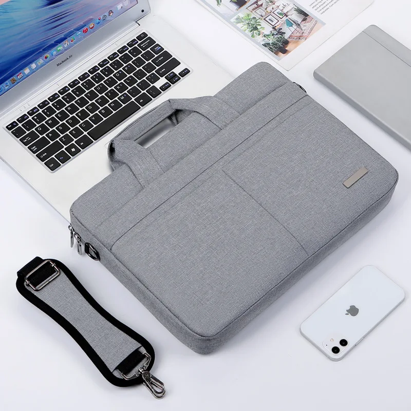 NEW Laptop Bag 13 14  15 17 Waterproof Notebook BacSleeve for Macbook Air Pro 13 15 Computer ShoulderHandbag Briefcase Bag