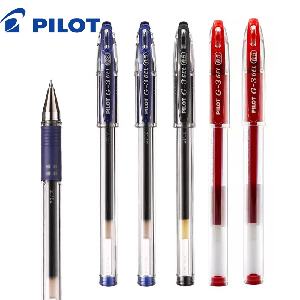 1pcs Japanese PILOT Gel Pen BL-G3 Students Super Smooth Large Capacity Office Signature Water Pen 0.5mm Office Stationery