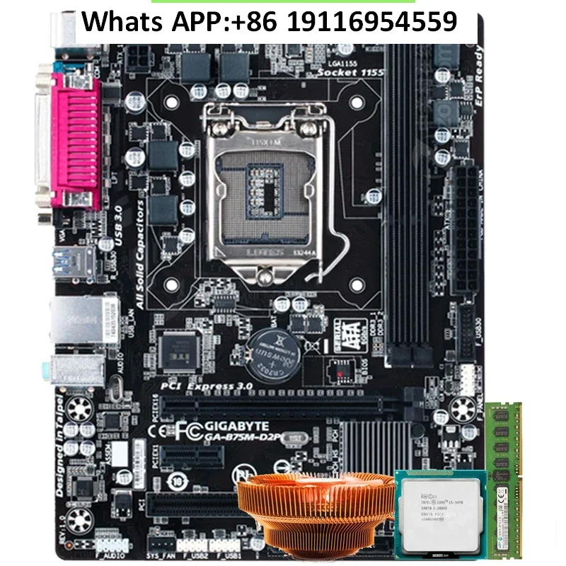 Motherboard CPU-Set i3 7100/i5 9400F/10400 Sechskern-Desktop-Computer-Upgrade 4-teiliges Set