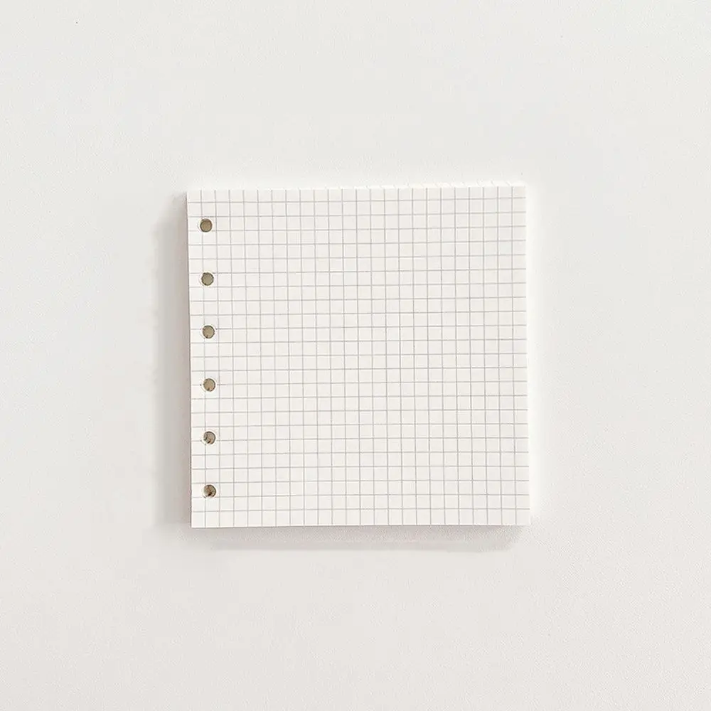 Stationery School Supplies A7 Notebook Planner Card Book Photo Collect Book Square Loose Leaf Glitter Journals Binder Notebook