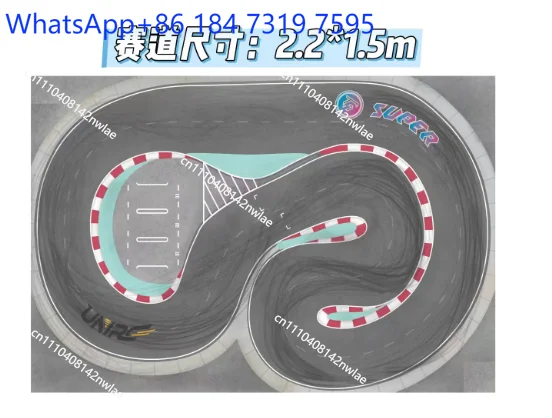Map Professional Simulation Track TG Super Suitable for RC Mosquito Car Drift Runway