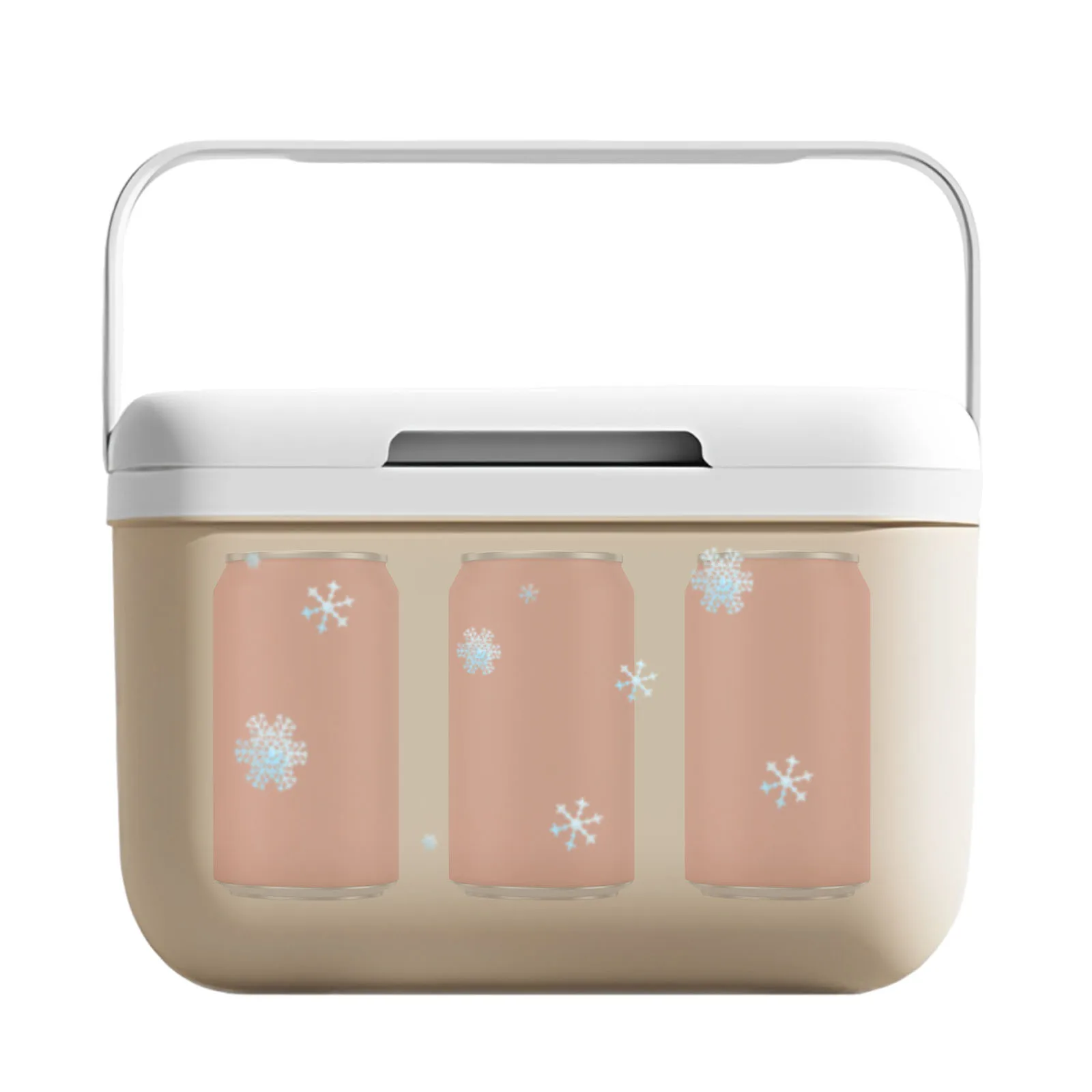 5L Portable Ice Chest 24H Cooling & 5-8H Warm Insulated Ice Chest Lunch Box with Handle for Picnic Concerts Sports and More
