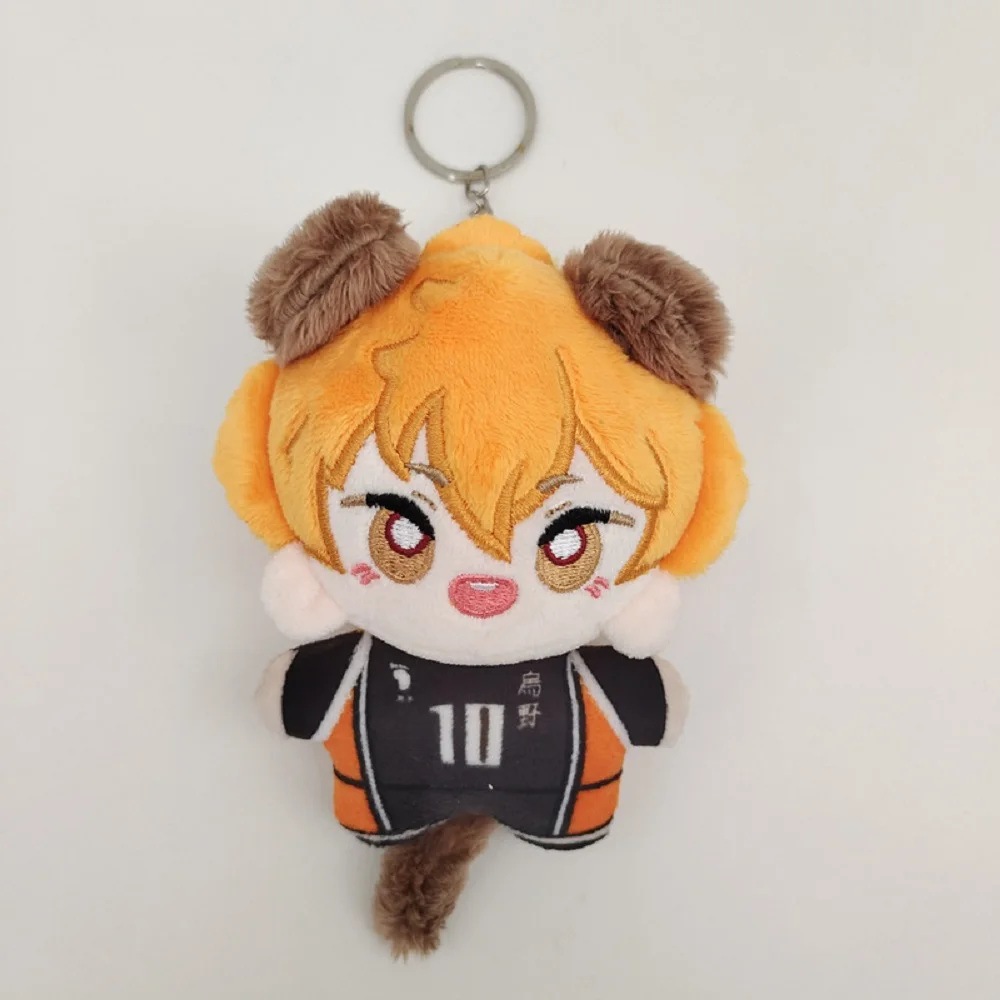 حار 10 سنتيمتر Haikyuu ألعاب من نسيج مخملي هيناتا شويو المفاتيح توبيو كاجياما يو Nishinoya حقيبة قلادة كرة طائرة صغيرة محشوة دمية الهدايا #3