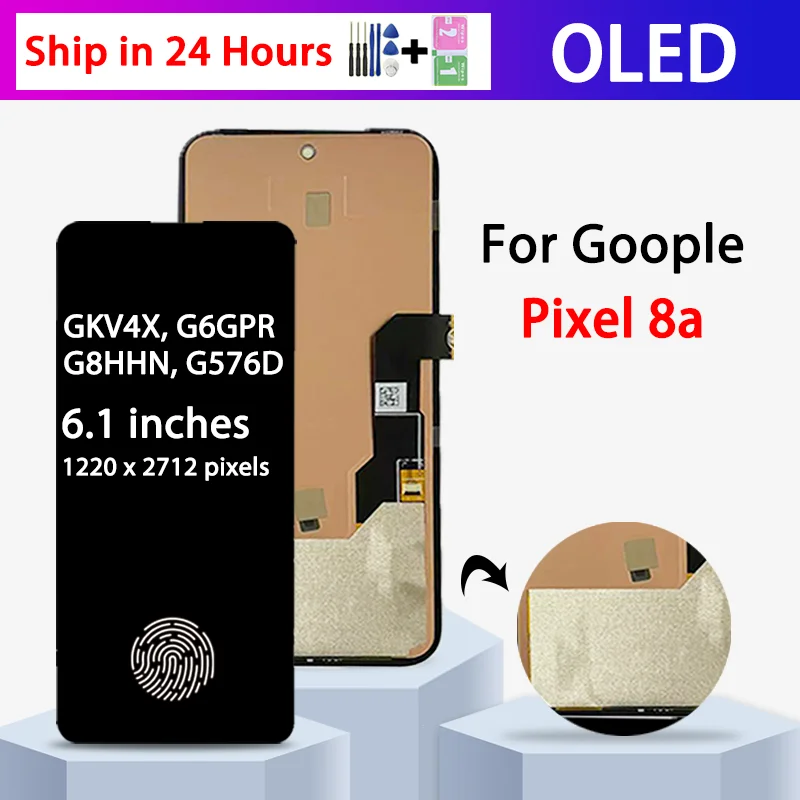 GKV4X G6GPR G8HHN G576D Premium Lcd For Google Pixel 8a LCD Pixel