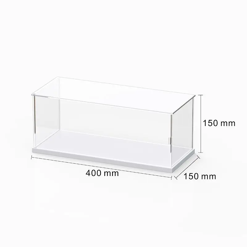 Stackable Clear Acrylic DVD/CD Storage Box Organizer Jewel Cases Holder Small Books/Booklets,Video Game Cases and Controllers