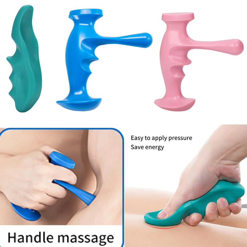 T-Shaped Massager Thumb Finger Pressure Press Trigger Point Manual Physiotherapy Tools Full Body Deep Tissue Relax Pain Relief