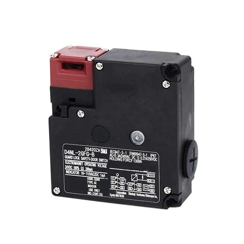 safety door switch D4NL-1DFG-B D4NL-1DFA-BS D4NL-1HDG-B D4NL-2ADA-B D4NL series electromagnetic lock key lock switch