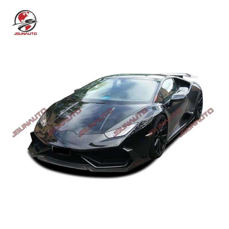 High Quality Carbon Fiber Front Diffuser For Lamborghini Huracan DMCStyle Body Kit Front Bumper Lip For Lp610 Lp580