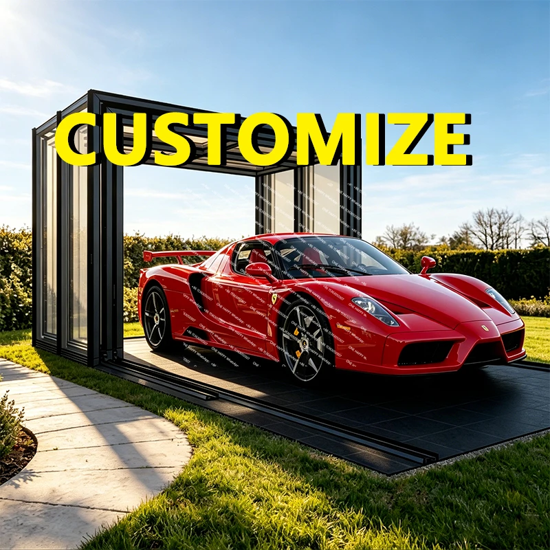 

Any Size Custom Modern Collapsible Carport Villa Yard Home High Strength Sturdy Waterproof Windproof Sun Shade Auto Safe Garage