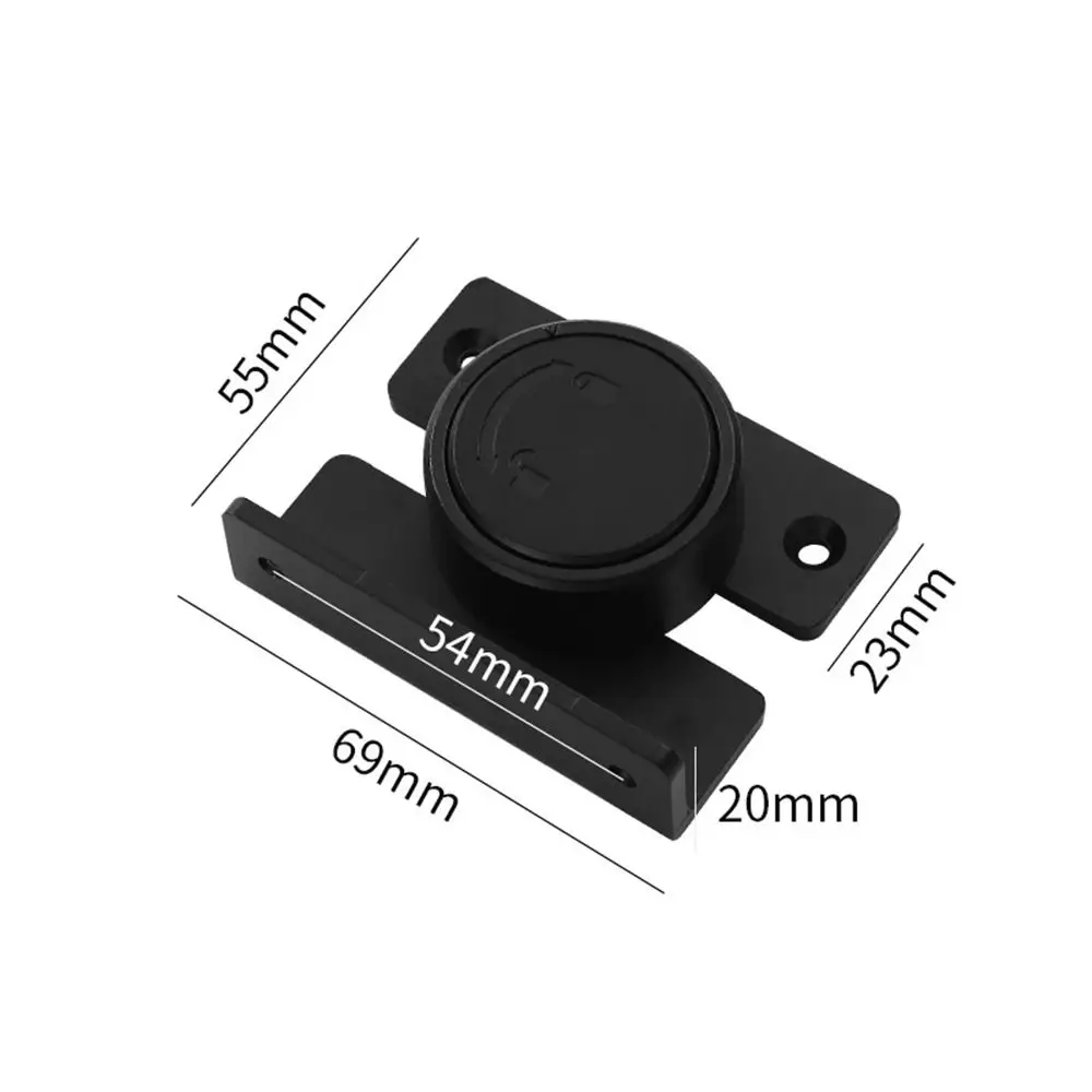 

Новая противоугонная пряжка из цинкового сплава 90 ° /180 ° Противоугонная дверная пряжка, фурнитура без перфорации, защелка для раздвижной двери